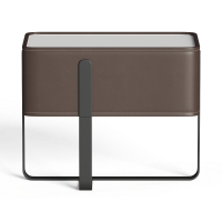 Modern fabric bedside table