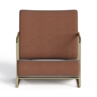 Modern fabric single sofa