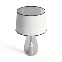 Light luxury glass table lamp