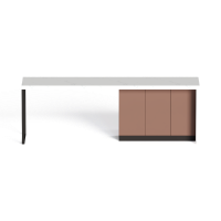 Nordic marble bar