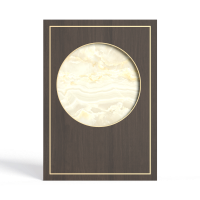 New Chinese solid wood background wall