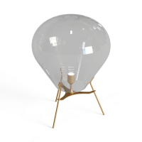 Light luxury wind glass table lamp
