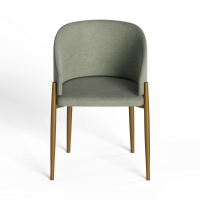 Modern fabric dining chair