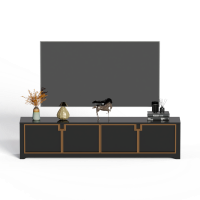 Light luxury TV cabinet combination