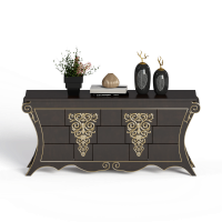 European style TV cabinet combination