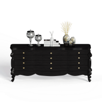 European style TV cabinet combination