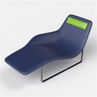 Modern leather art lounge chair