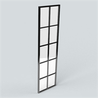 Modern glass partition