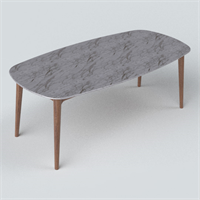 Nordic marble dining table