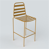 Nordic metal bar chair