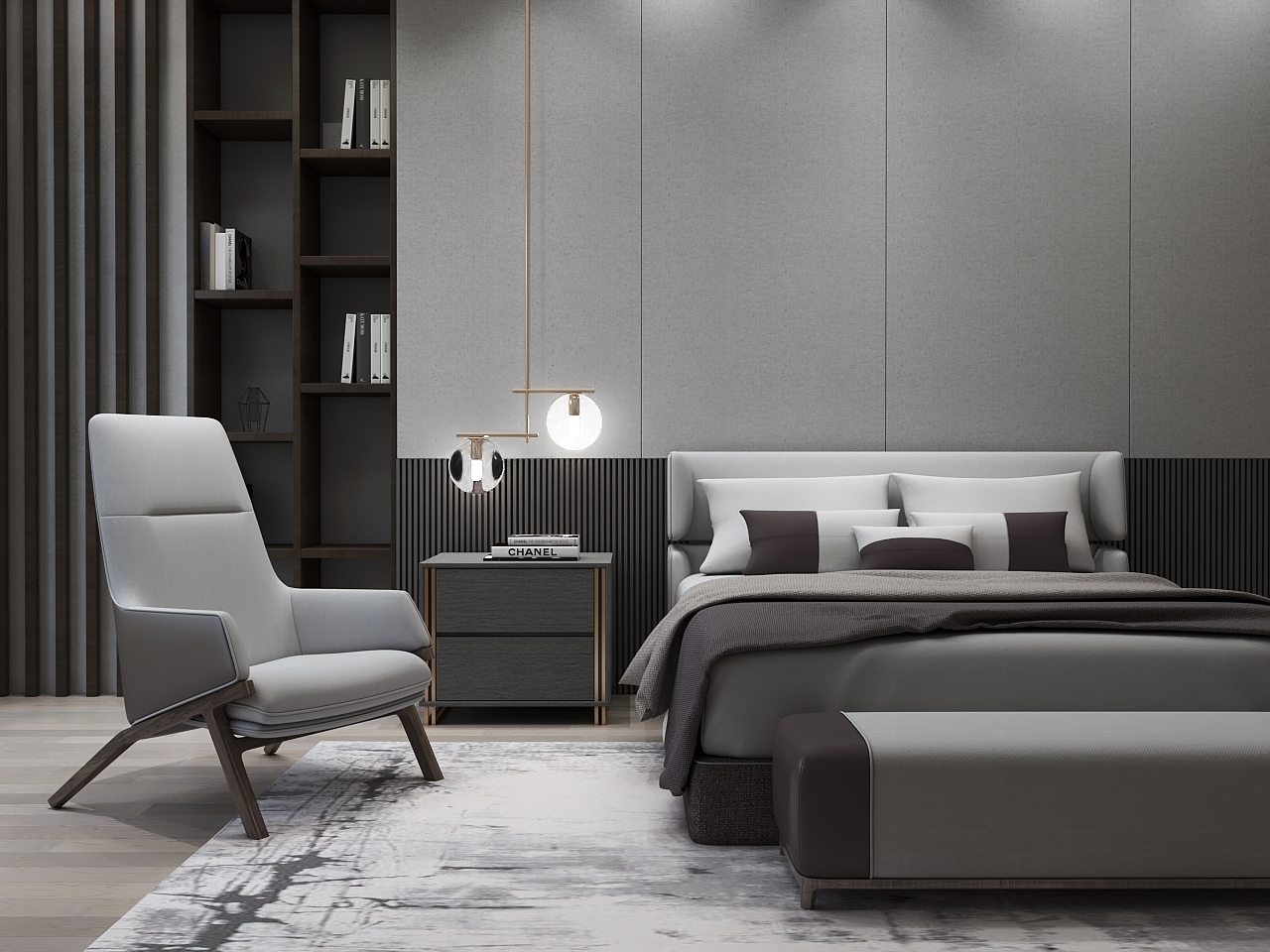 Modern bedroom