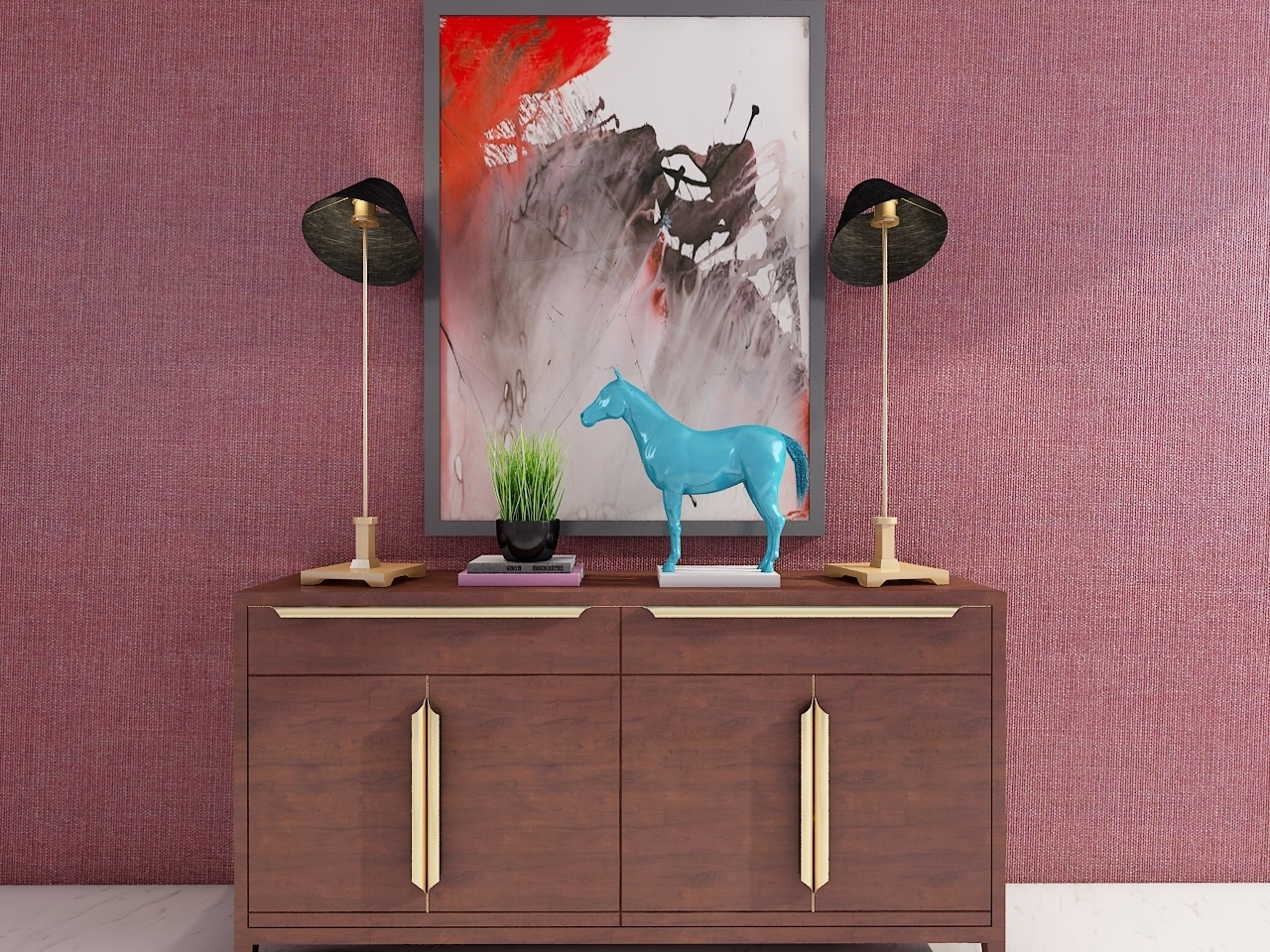 Modern decorative cabinet