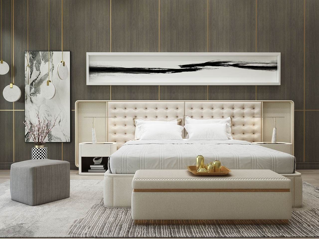 New Chinese style bedroom