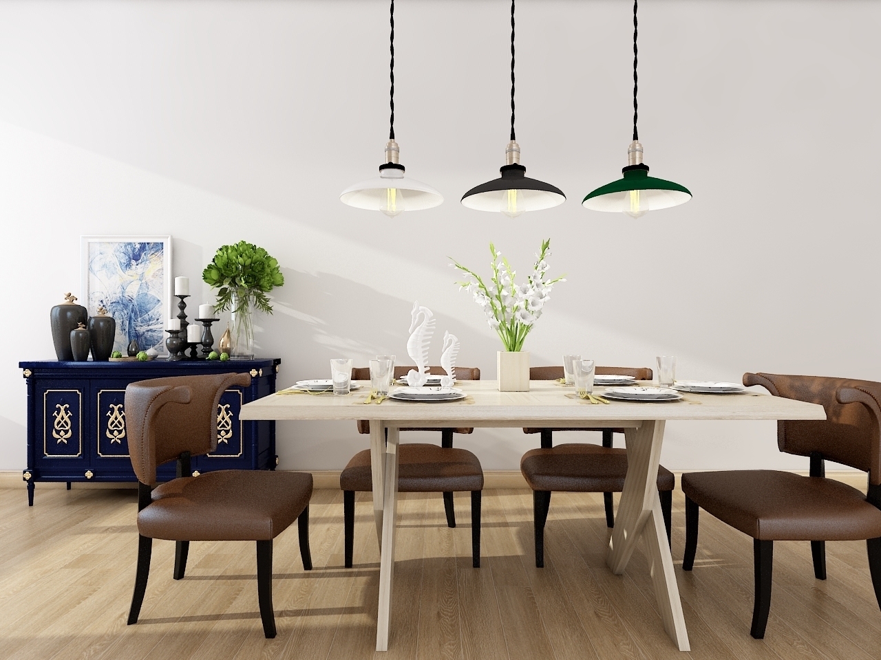 Modern dining tables and chairs
