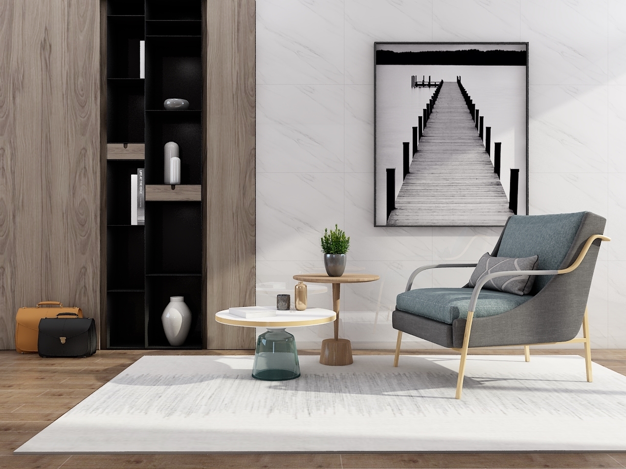 Modern bookcase