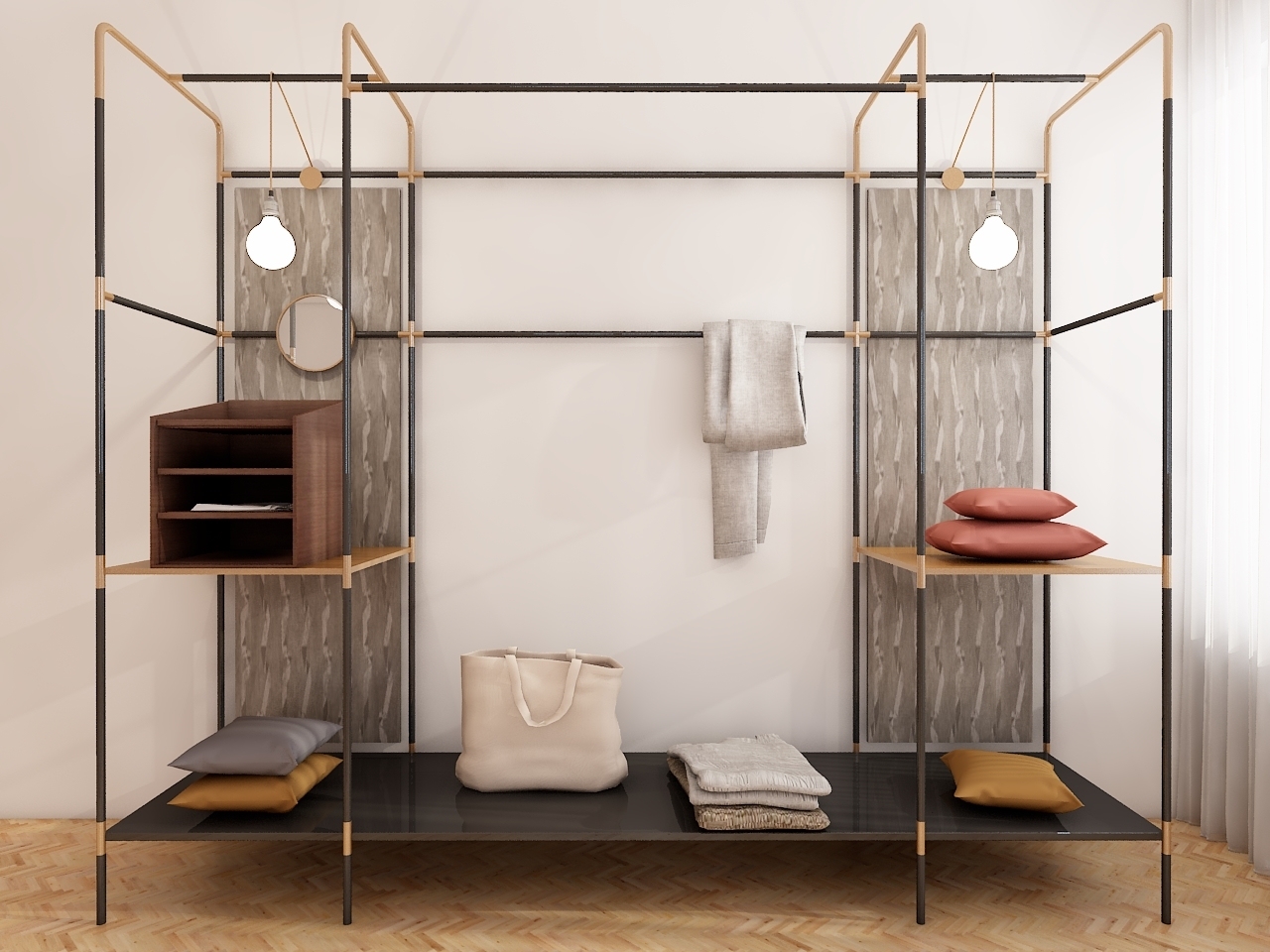 Modern coat stand