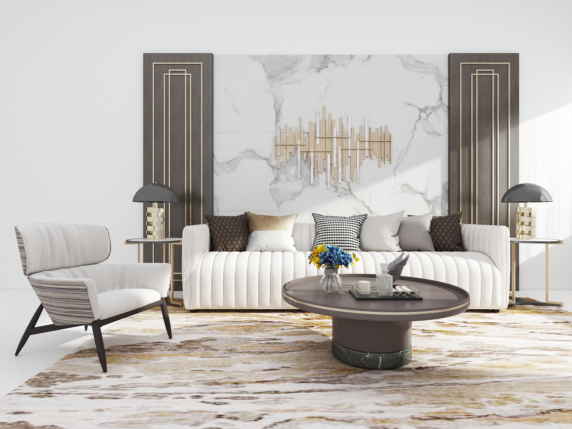 Light luxury sofa
