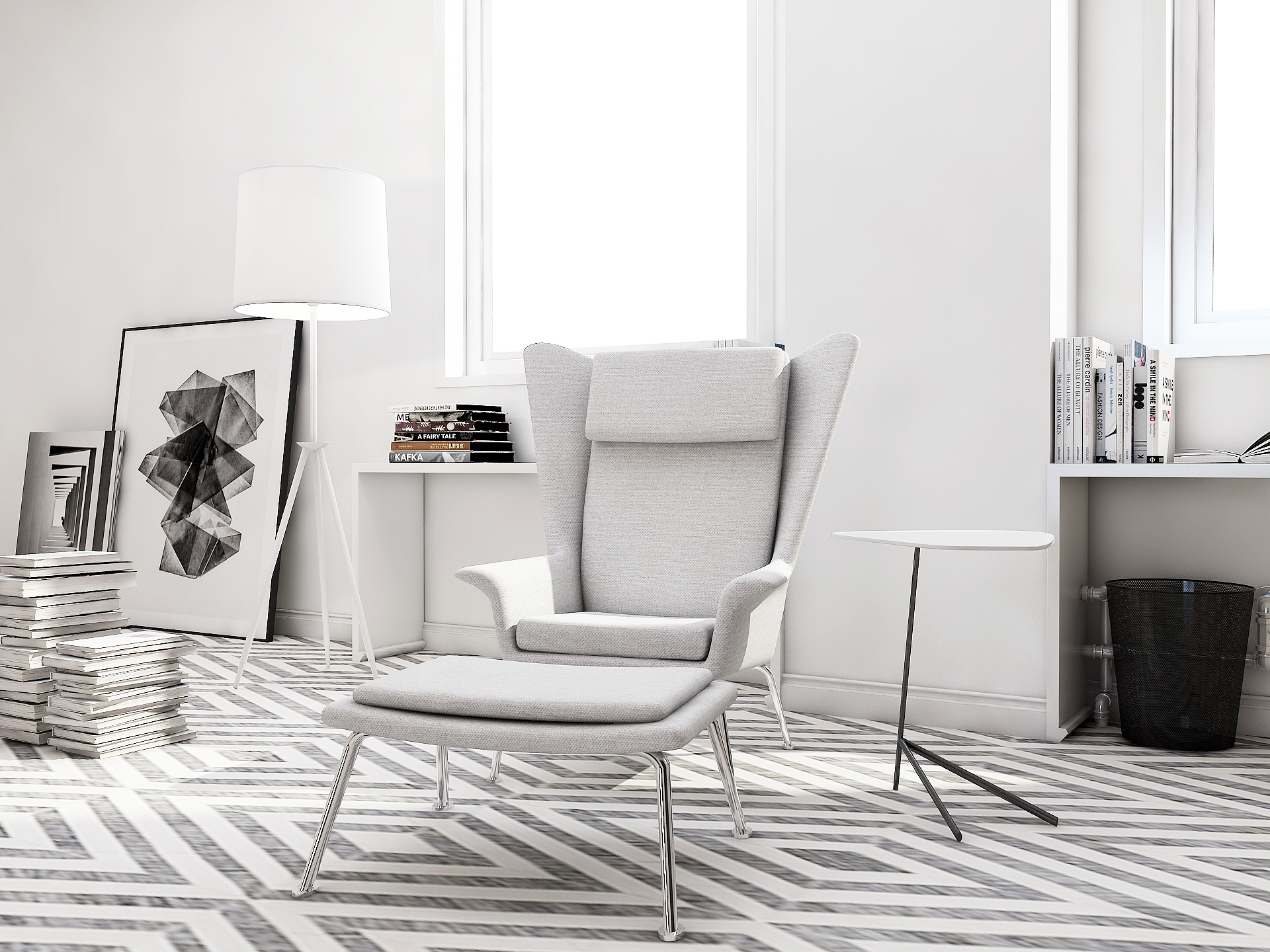 Modern lounge chair combination