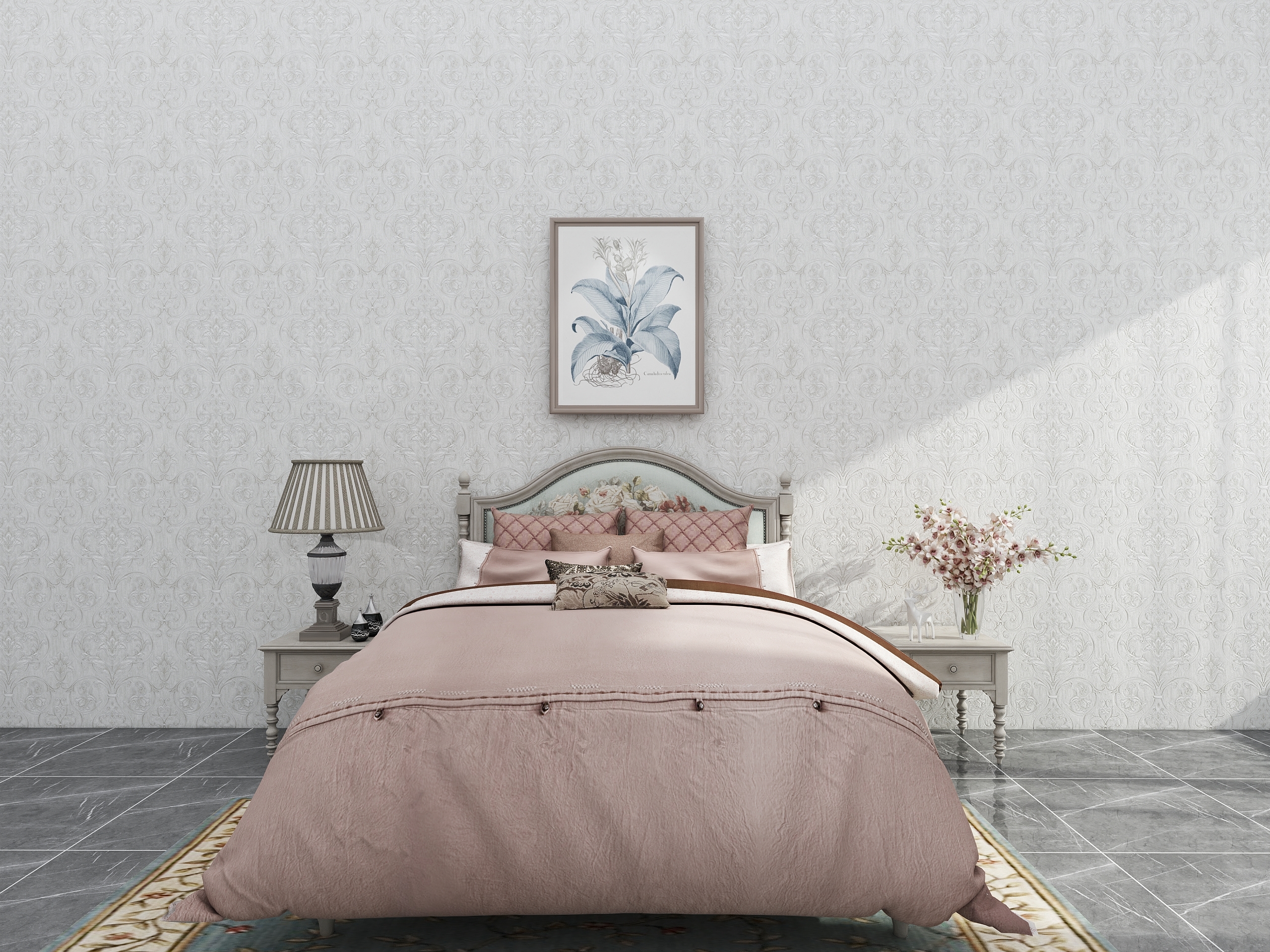 American double bed combination