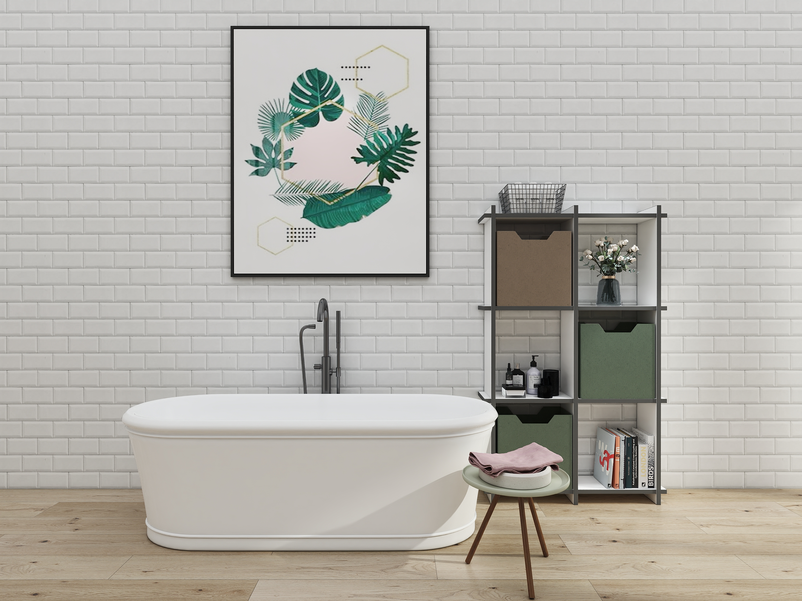 Nordic bathroom combination