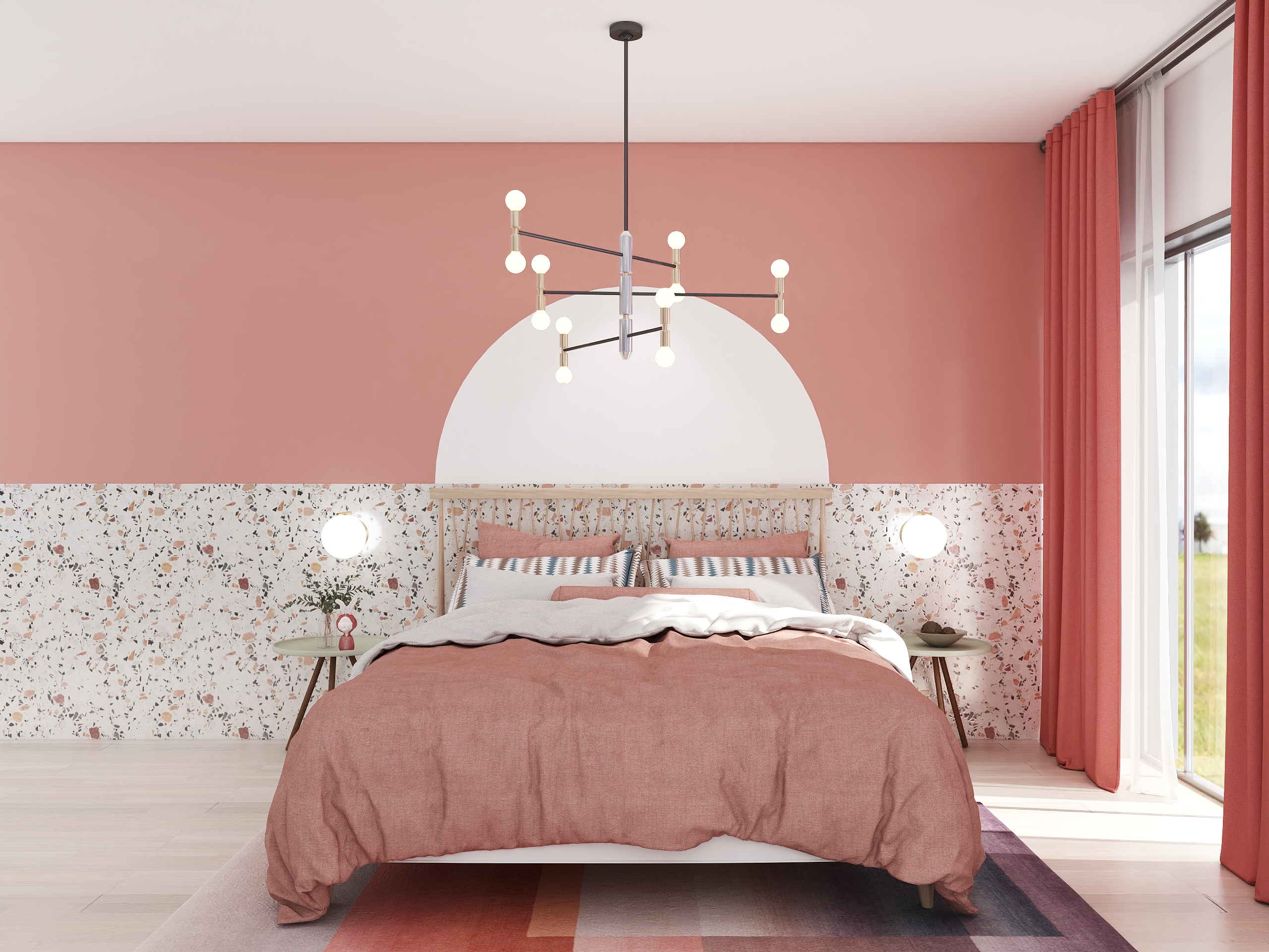 Nordic double bed combination