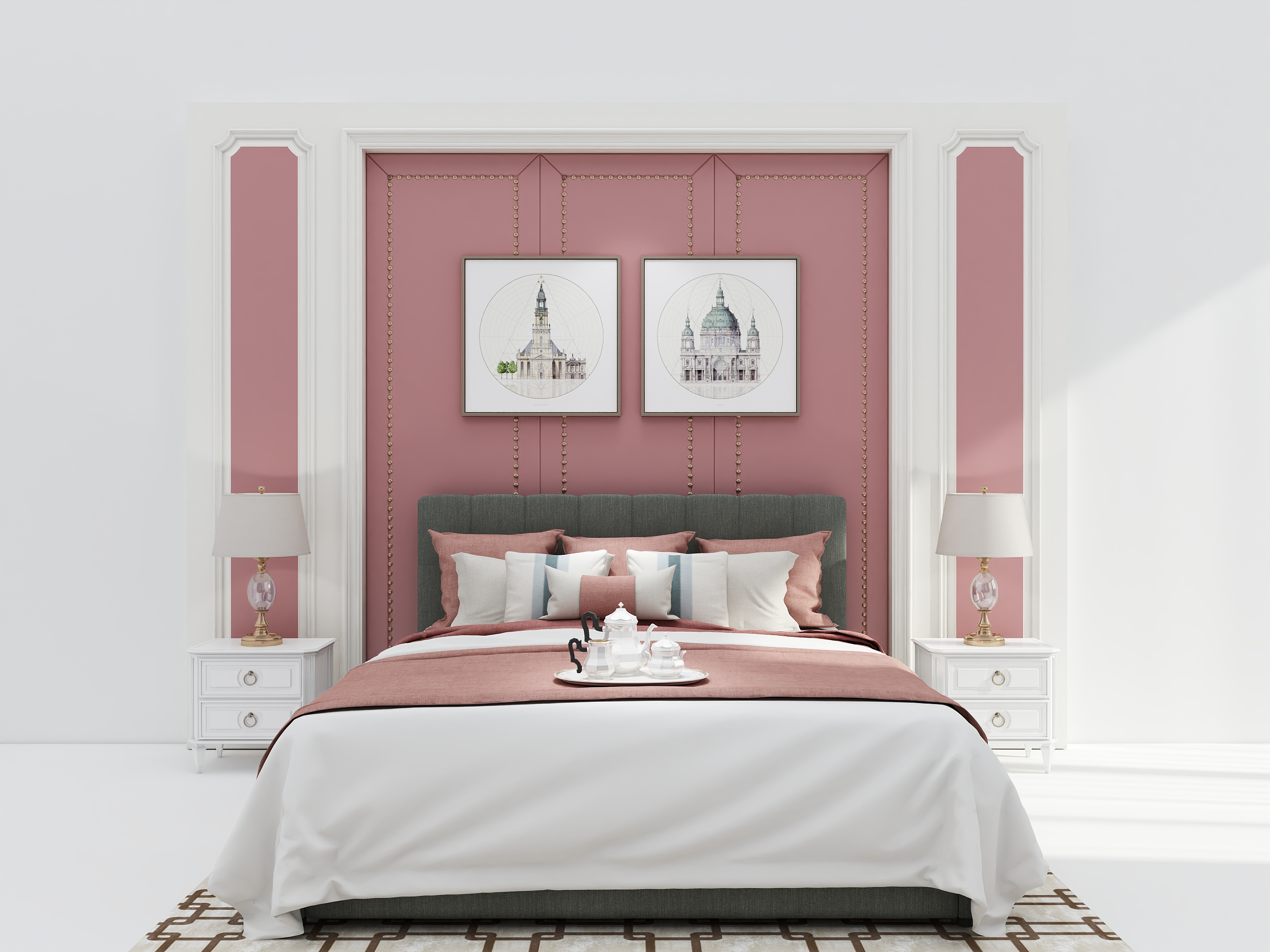 European double bed combination