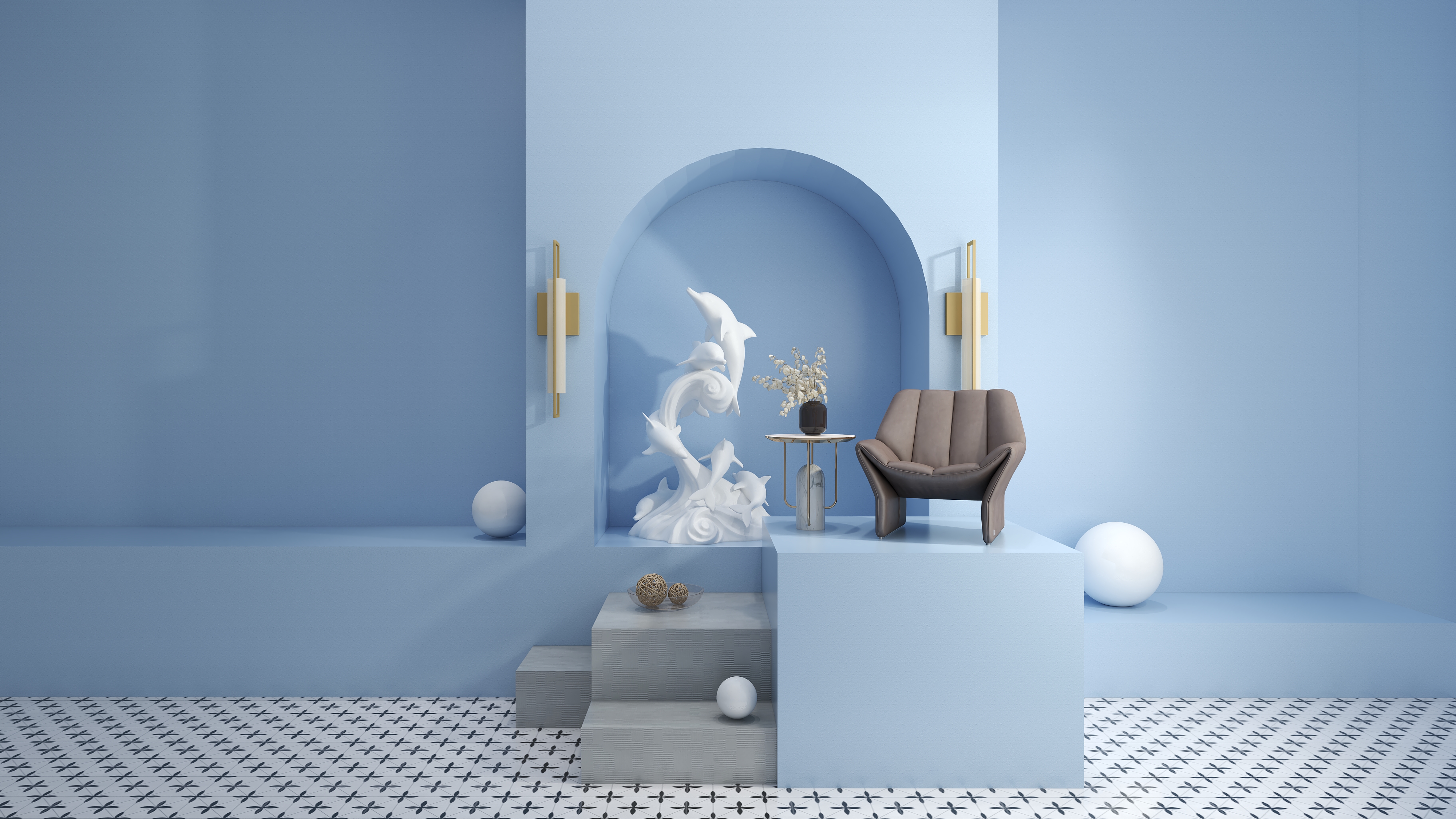 Modern sofa combination