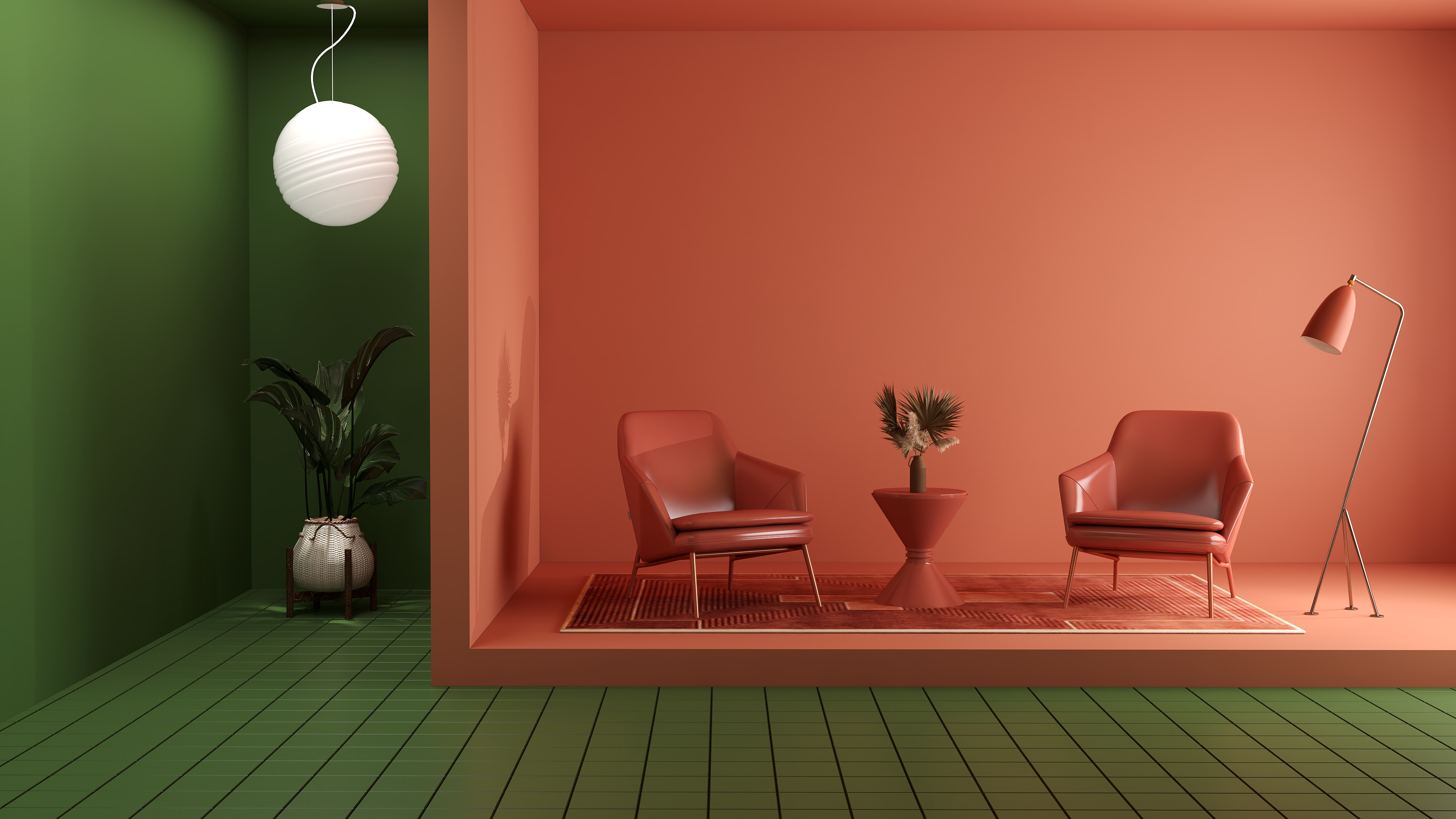 Lounge chair combination