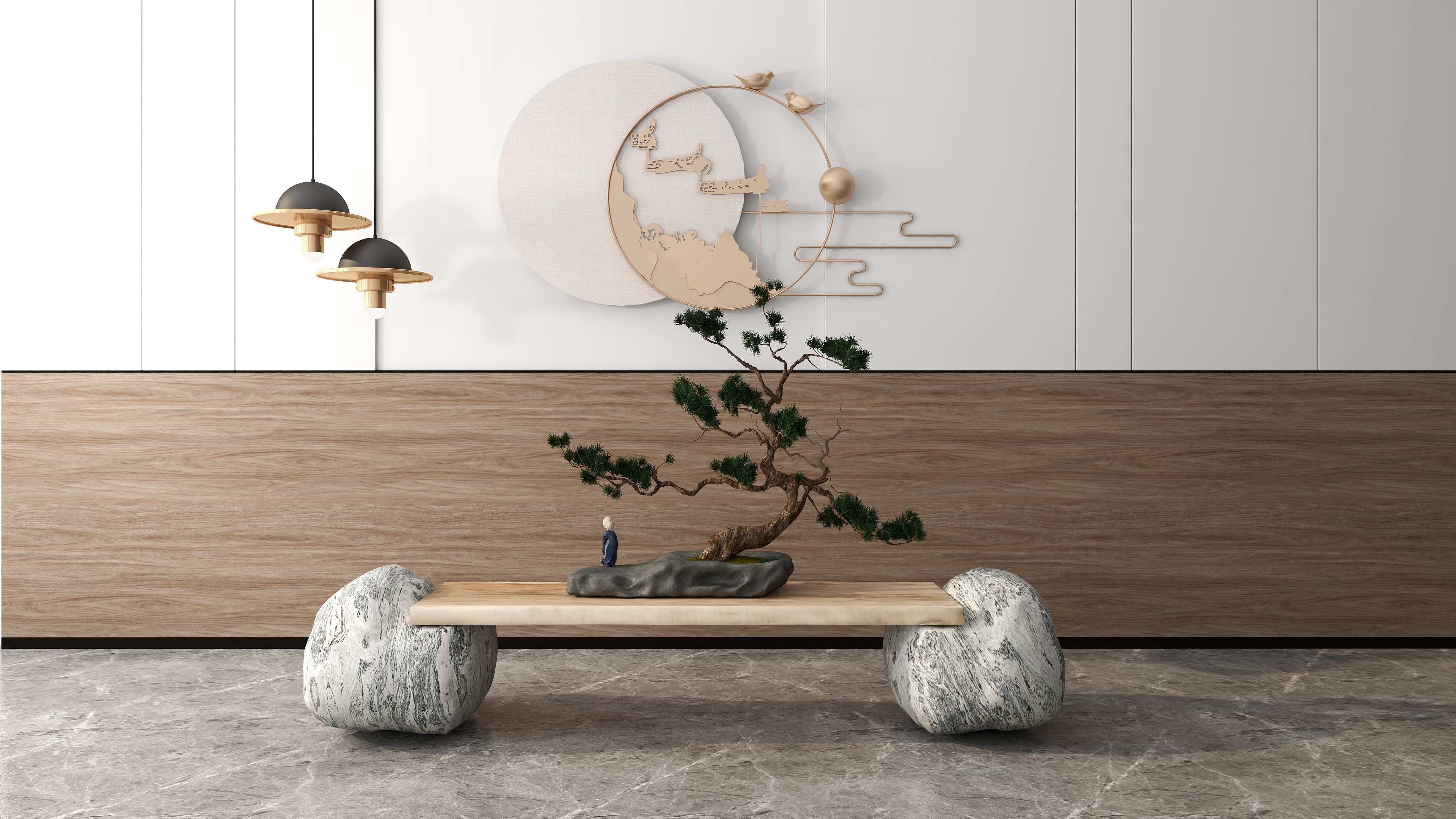 Chinese tea table combination