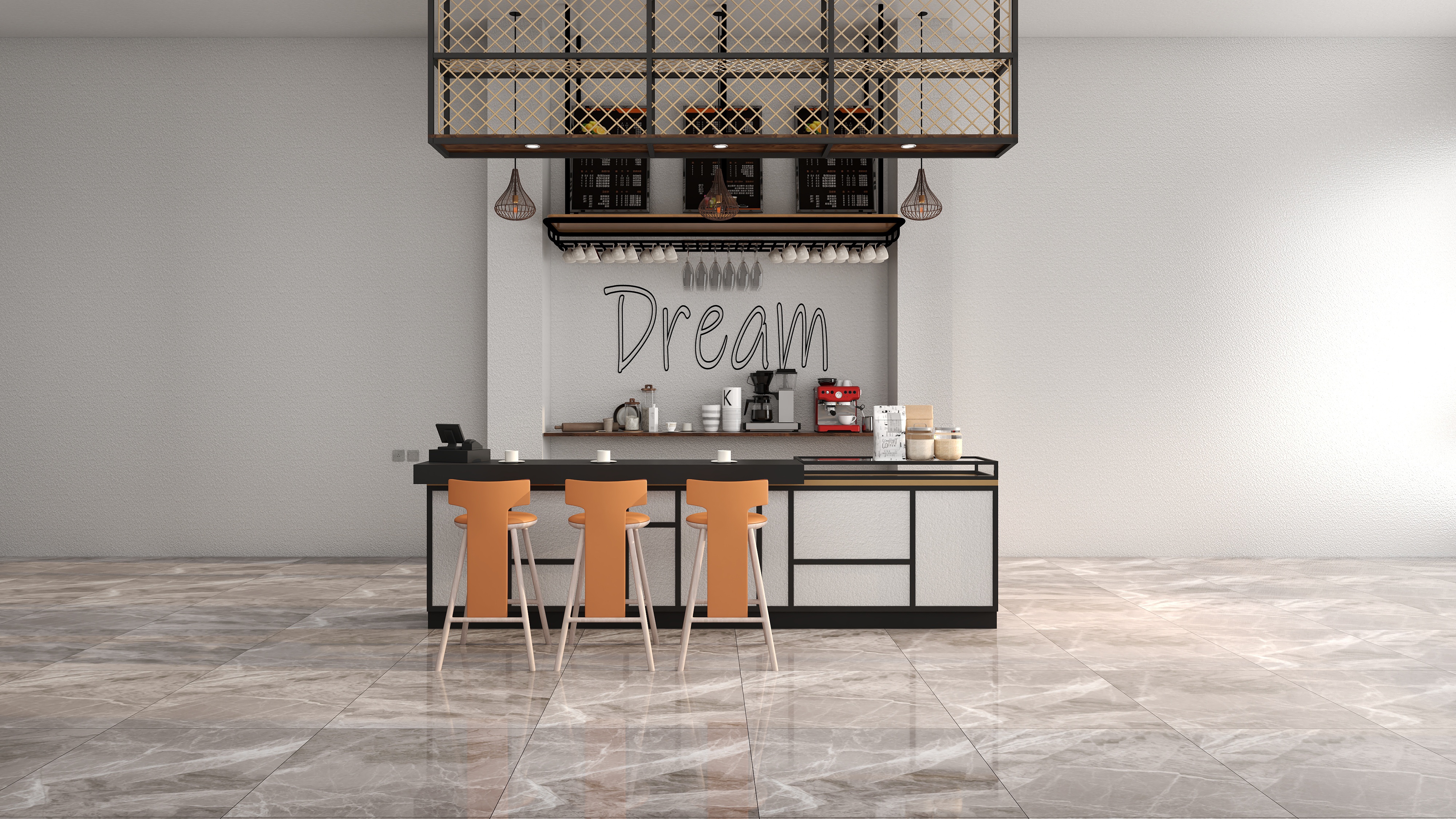 Coffee shop combination