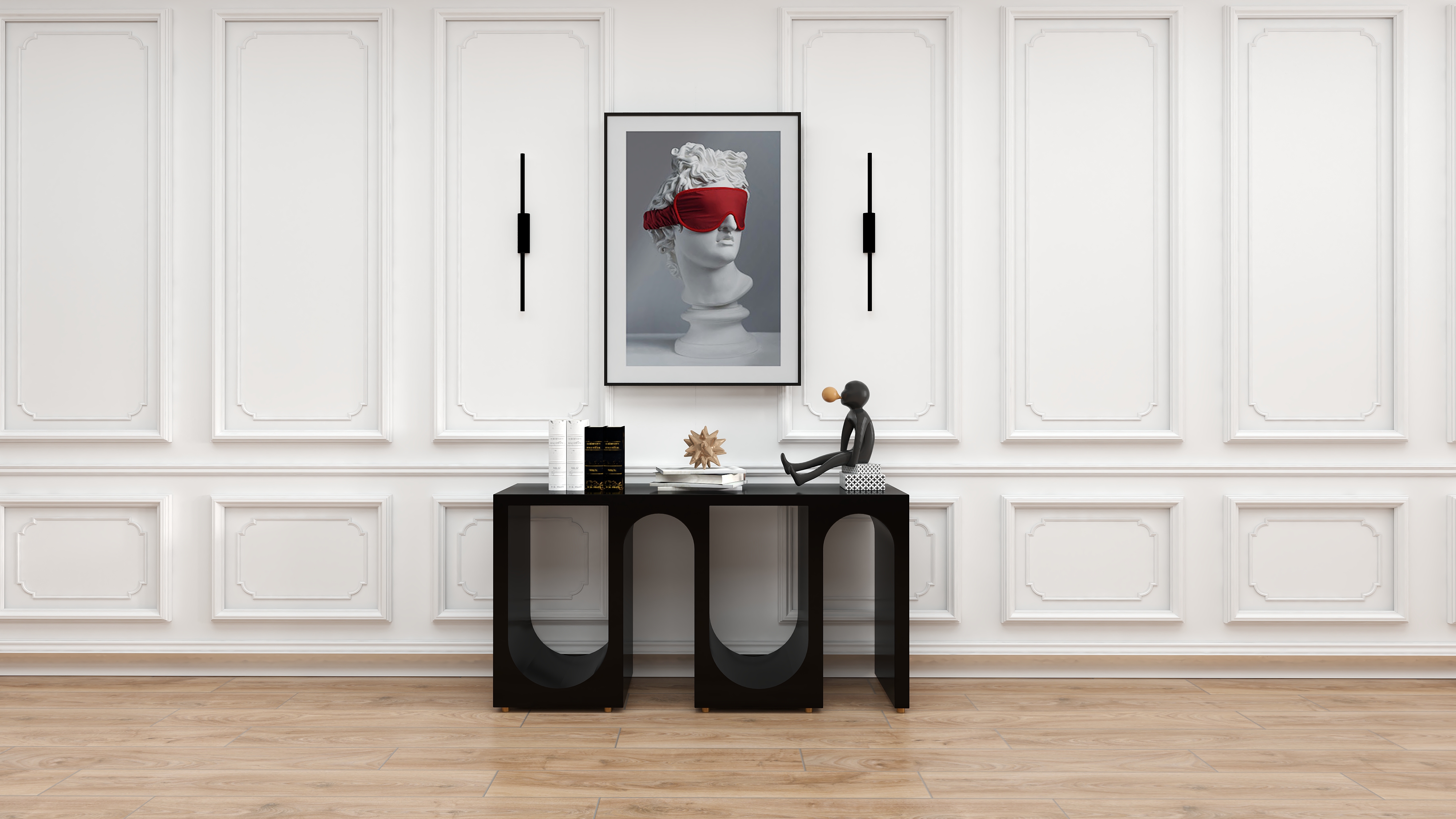 Modern porch cabinet combination