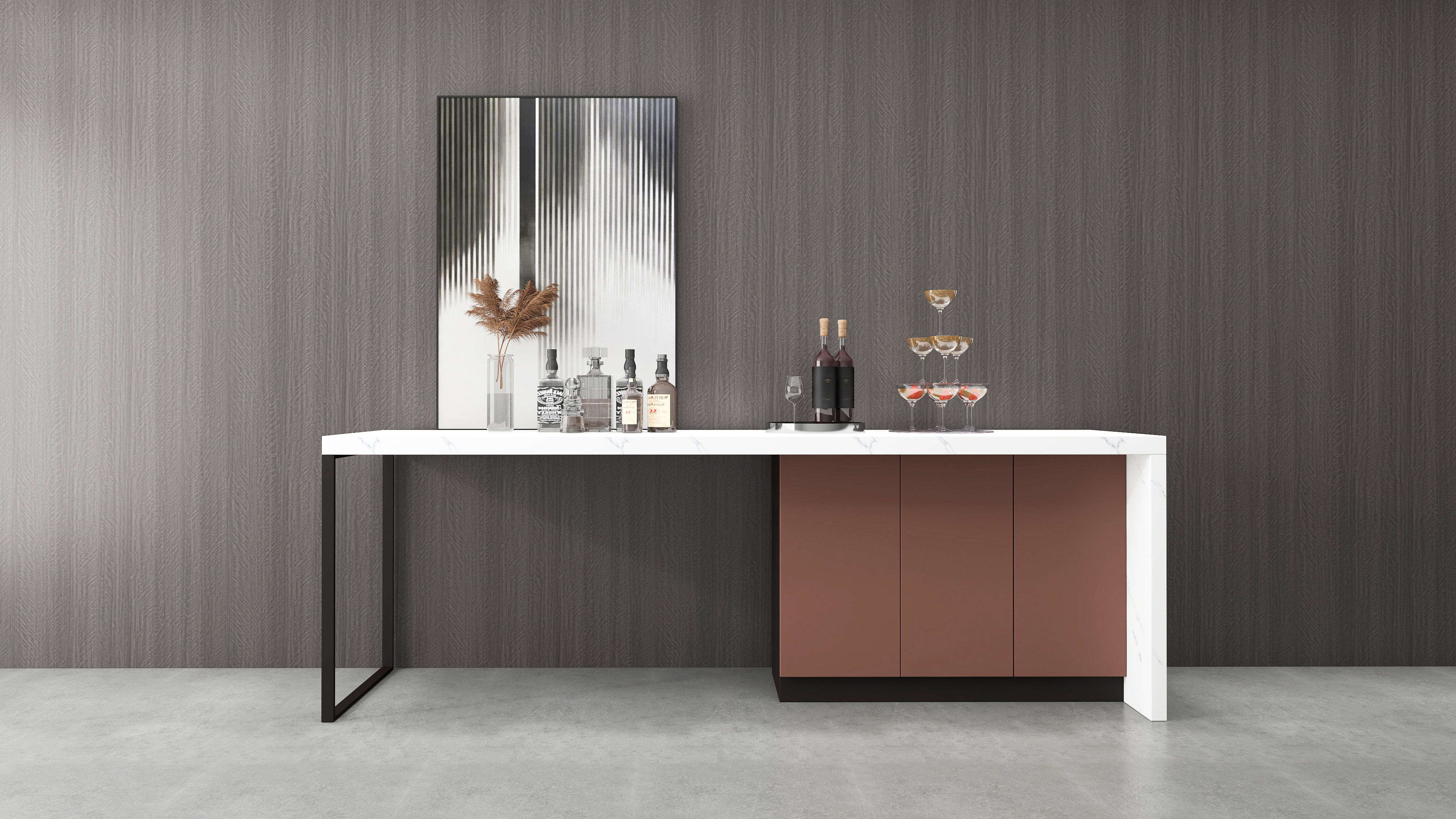 Modern bar combination
