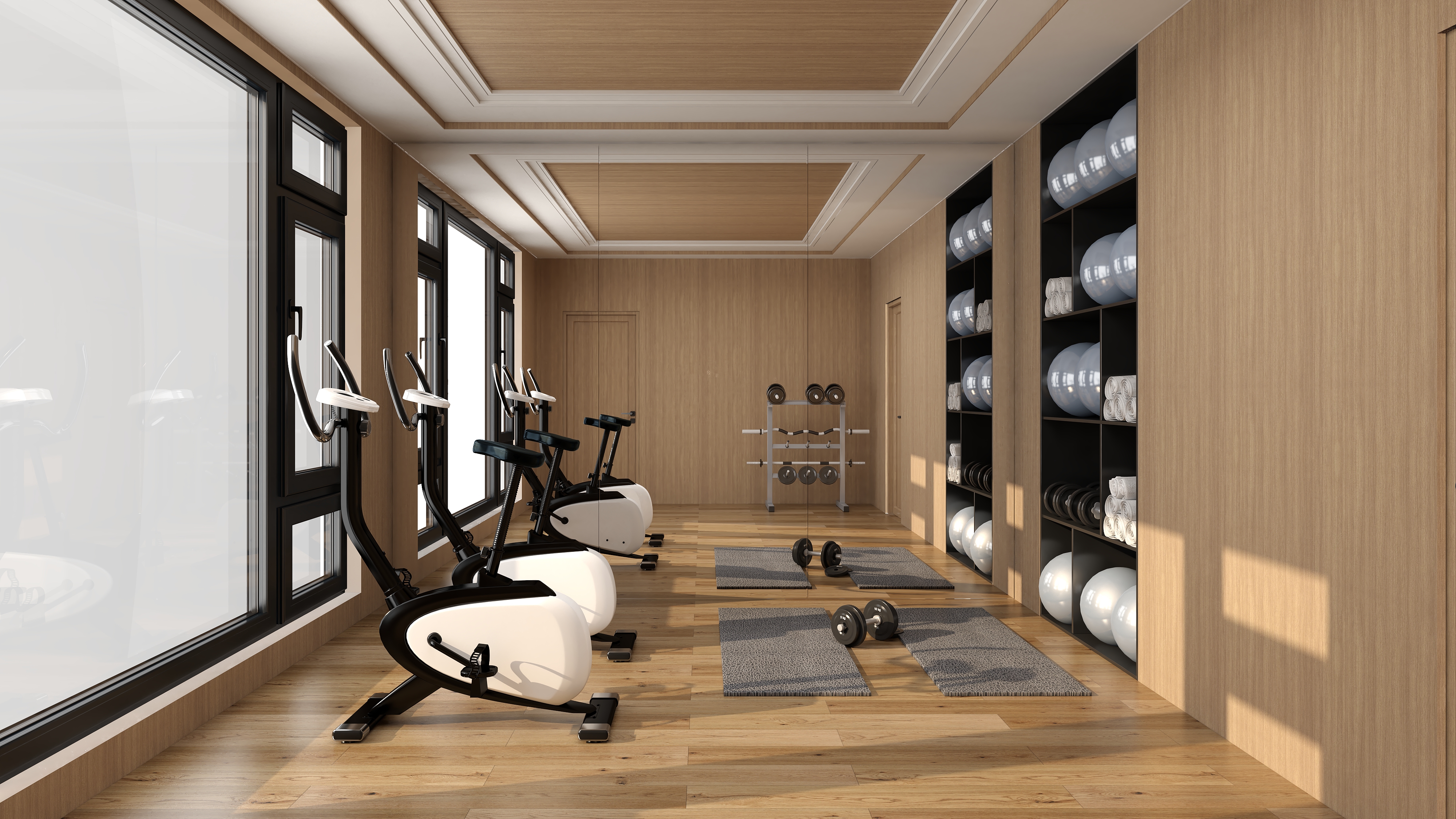 Modern gym combination