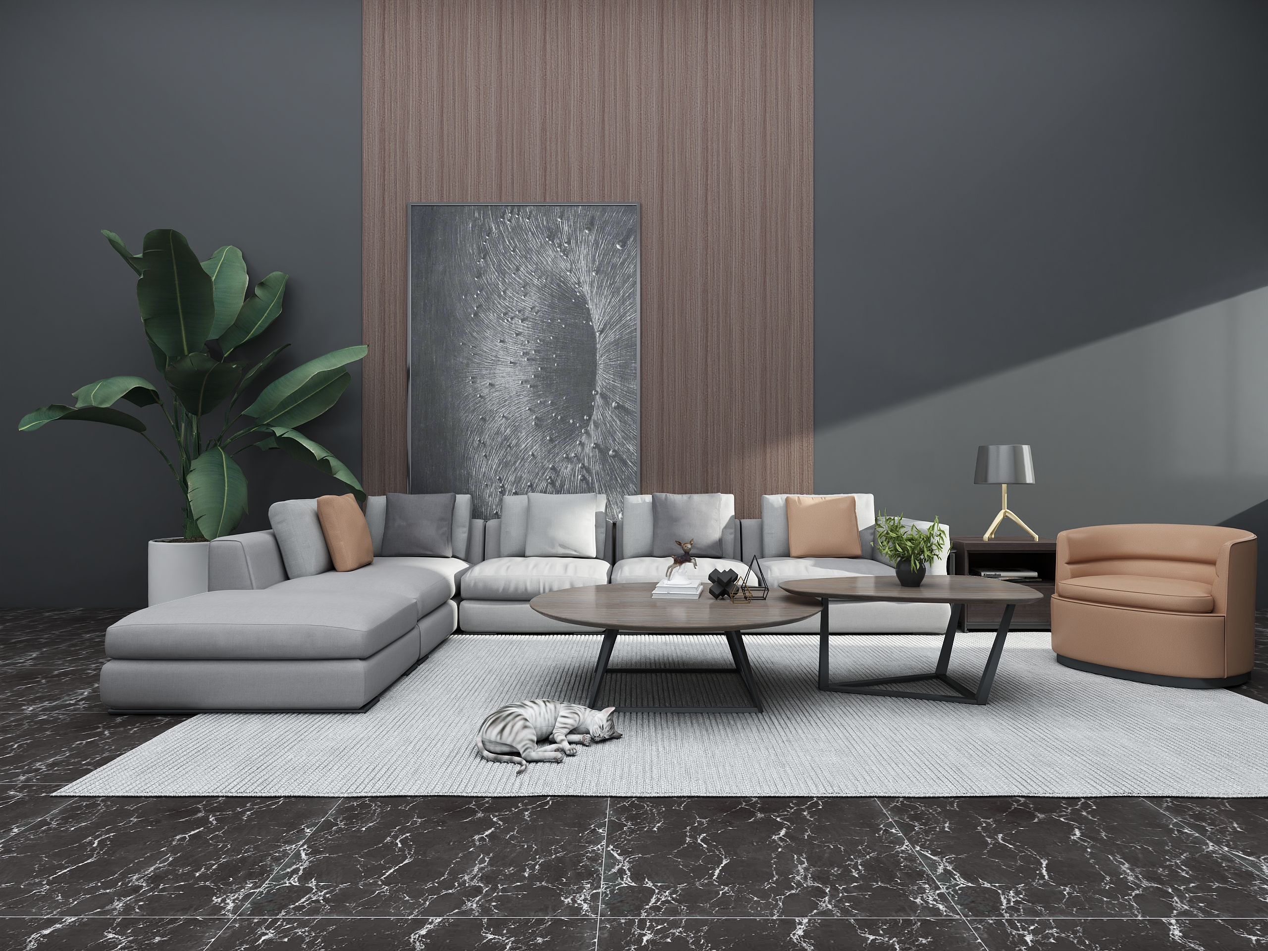 Modern sofa combination
