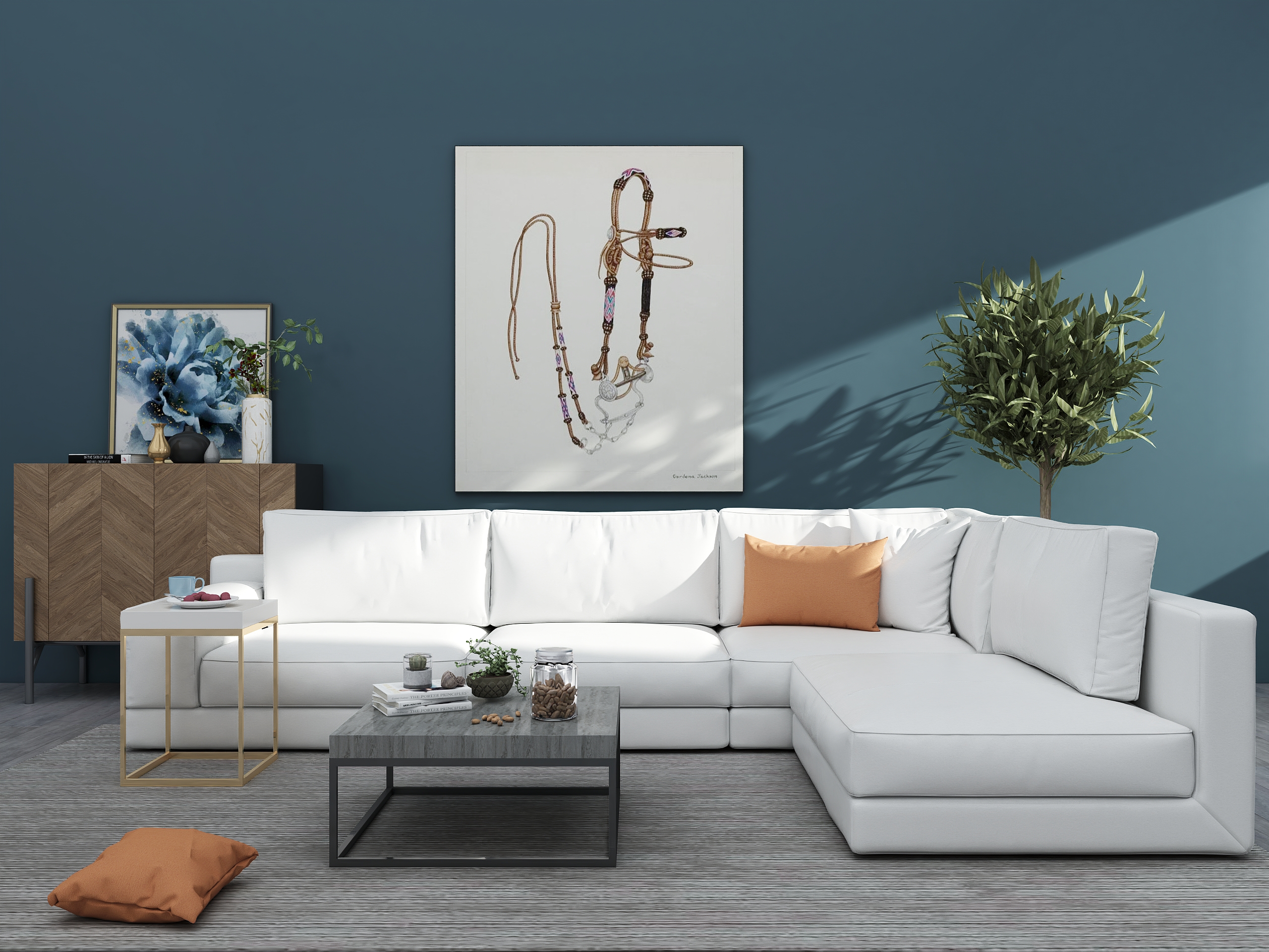 Modern sofa combination