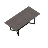 Nordic style wood dining table