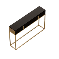 American wrought iron end table