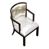Chinese fabric dining chair