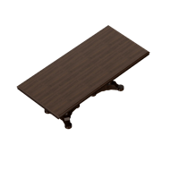American wooden dining table