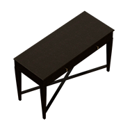Chinese straight side desk