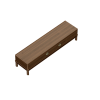 Chinese solid wood TV cabinet