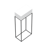 Modern wrought iron flower stand