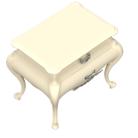 American bedside table