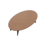 Modern wooden coffee table