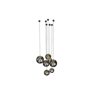 Modern wrought iron chandelier