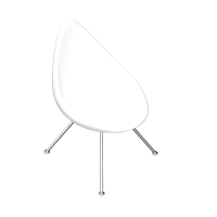 Modern plastic dining chair