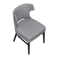 Modern fabric dining chair