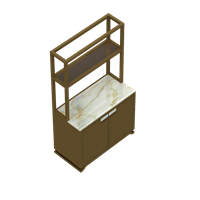 modern wooden side cabinet