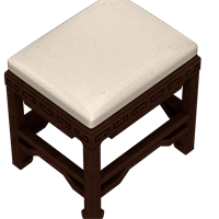 Chinese fabric makeup stool