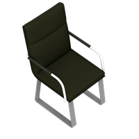 Modern fabric dining chair